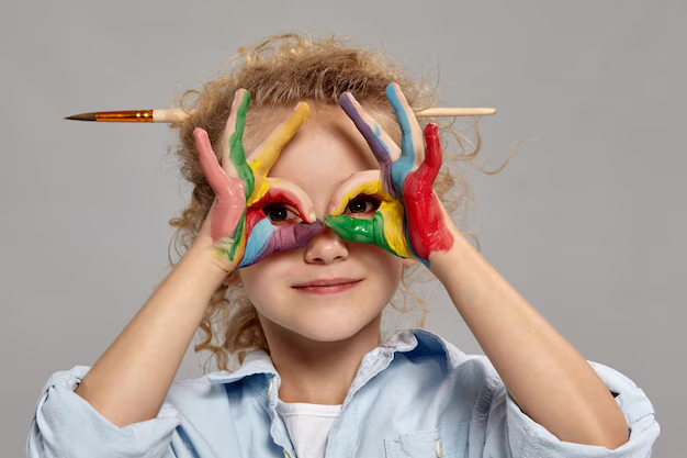 Children engaged in creative play